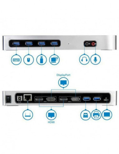 Docking Station Startech DK30A2DH -...