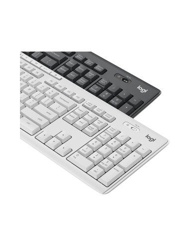 Teclado Inglés + Ratón Logitech Mk295...