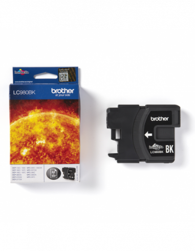 Tinteiro Brother LC980BK Preto,...