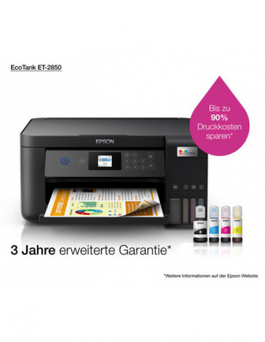 Impressora Epson EcoTank ET-2850 Jato... Impressora Epson EcoTank ET-2850 Jato...