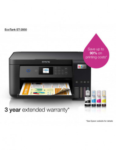 Impressora Epson EcoTank ET-2850 Jato... Impressora Epson EcoTank ET-2850 Jato...