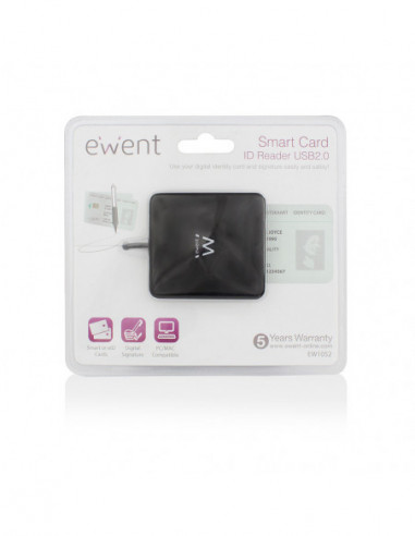 Leitor Ewent EW1052: Smart Card, USB...