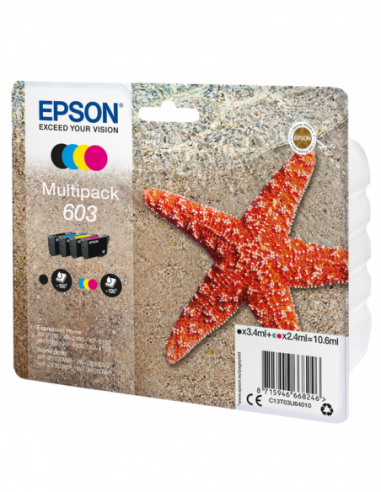 Tinteiro Epson 603 C13T03U64010 -... Tinteiro Epson 603 C13T03U64010 -...