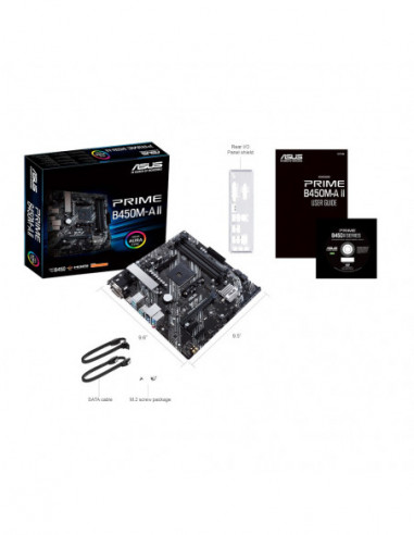 Motherboard Asus PRIME B450M-A II,... Motherboard Asus PRIME B450M-A II,...
