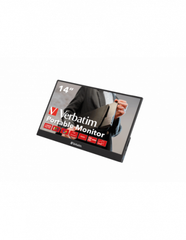 Monitor Verbatim PM-14 14" Full HD,...