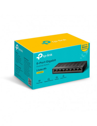 Switch TP-Link LS1008G Gigabit 8...