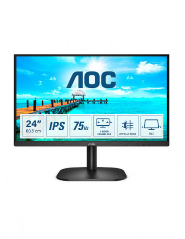 Monitor AOC 24B2XH 23.8" Full HD IPS,...