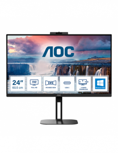 Monitor AOC 24V5CW/BK 23.8" Full HD...