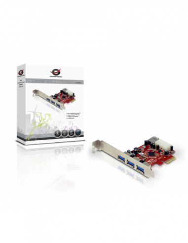 Placa Conceptronic C4USB3EXI: PCIe,...