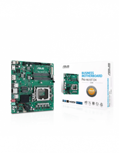 Motherboard ASUS Pro H610T D4-CSM,...