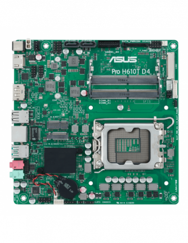Motherboard ASUS Pro H610T D4-CSM,...