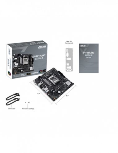 Motherboard Asus PRIME A620M-K, AM5,... Motherboard Asus PRIME A620M-K, AM5,...
