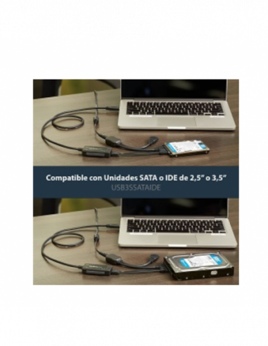 Adaptador Startech USB3SSATAIDE: USB... Adaptador Startech USB3SSATAIDE: USB...