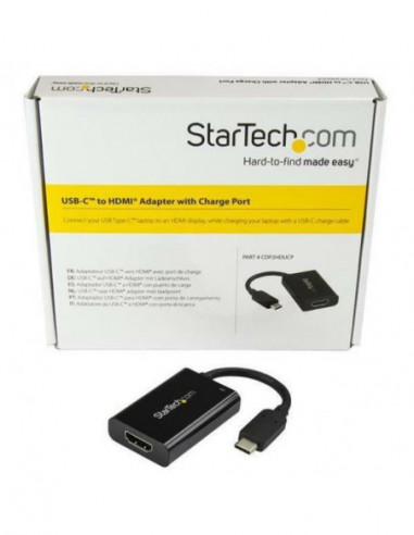 USB-C to HDMI Adapter w/Power Delivery USB-C to HDMI Adapter w/Power Delivery