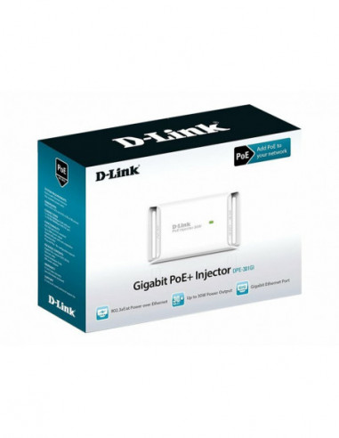 Injector PoE+ Gigabit D-Link...