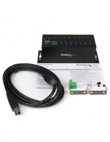 7 Port Industrial USB 3.0 Hub - Metal 7 Port Industrial USB 3.0 Hub - Metal