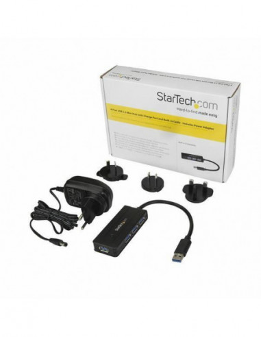 Hub USB 3.0 StarTech 4 Portas -... Hub USB 3.0 StarTech 4 Portas -...