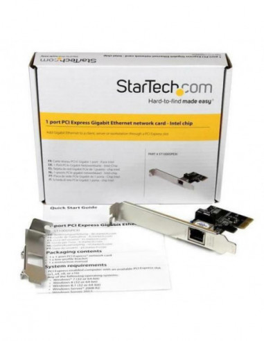 StarTech.com Placa de rede Gigabit... StarTech.com Placa de rede Gigabit...