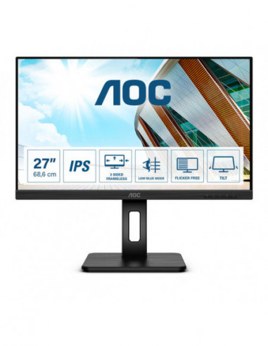 Monitor AOC 27" QHD 180Hz - Fast IPS,...