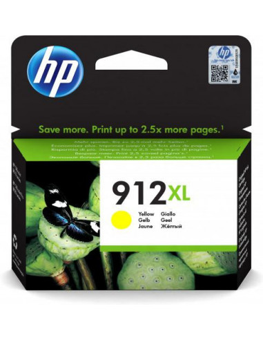 Tinteiro HP 912XL Amarelo (3YL83AE) -...