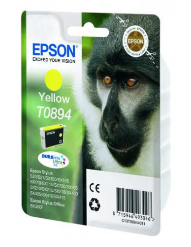 Tinteiro Epson C13T08944011: Amarelo,... Tinteiro Epson C13T08944011: Amarelo,...