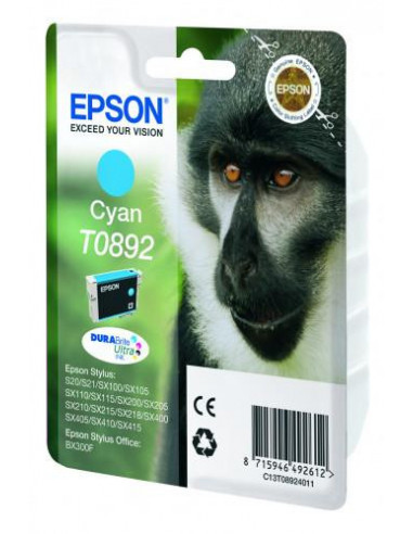 Tinteiro Epson C13T08924011, Cian,... Tinteiro Epson C13T08924011, Cian,...