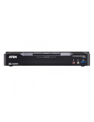 Matriz ATEN KVM DisplayPort 4K Dual...