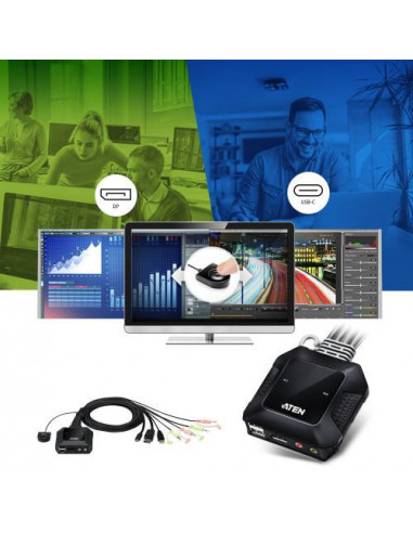 Cabo ATEN CS52DP-AT: Switch KVM... Cabo ATEN CS52DP-AT: Switch KVM...