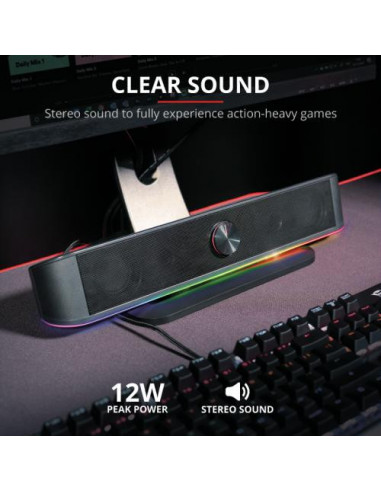 Coluna de Som Trust GXT 619 Thorne -... Coluna de Som Trust GXT 619 Thorne -...