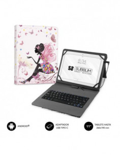 Capa com Teclado Subblim...