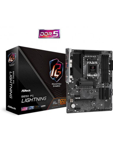 Placa-Mãe ASROCK B650 PG Lightning -... Placa-Mãe ASROCK B650 PG Lightning -...