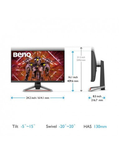 BenQ Mobiuz EX2710U - Monitor LCD -...