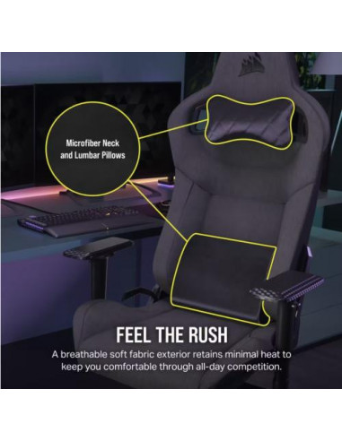 Cadeira Gaming Corsair T3 RUSH... Cadeira Gaming Corsair T3 RUSH...