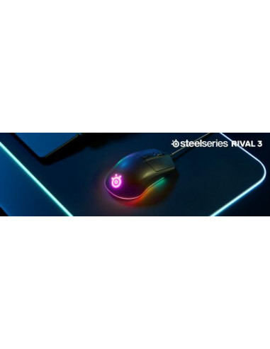 Rato SteelSeries Rival 3, Óptico,...