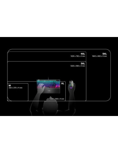 Tapete de Rato Steelseries QcK Prism...
