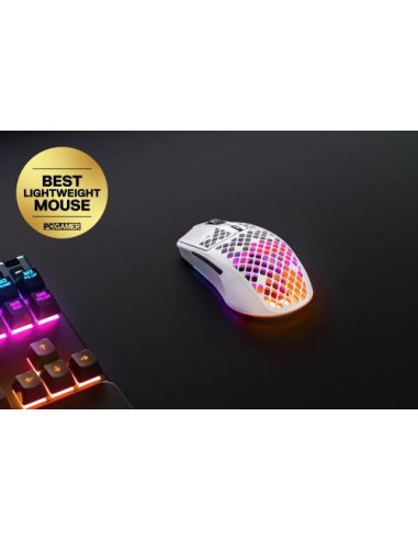 Rato SteelSeries Aerox 3 Wireless Branco