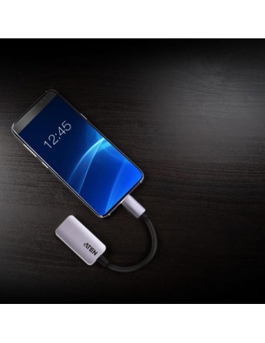 ATEN ADAPTADOR DE USB-C A 4K HDMI...