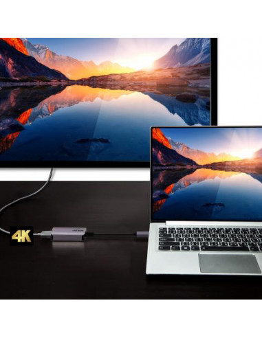 ATEN ADAPTADOR DE USB-C A 4K HDMI...