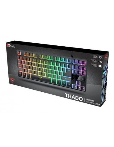 Teclado Gaming Trust GXT 833 Thado... Teclado Gaming Trust GXT 833 Thado...