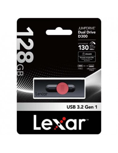 Lexar 128gb Jumpdrive D300 Usb Drive