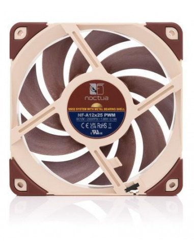 Ventilador Noctua NF-A12x25 PWM:...