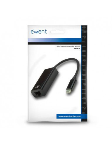 Adaptador Ewent EW9828 Ethernet USB-C... Adaptador Ewent EW9828 Ethernet USB-C...