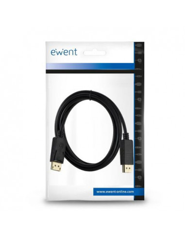 Cabo DisplayPort Ewent EC1406, 2m, Preto