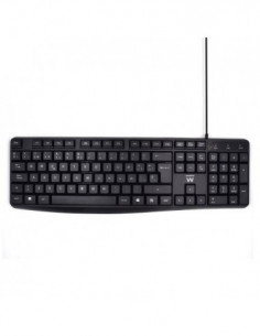 Teclado Ewent EW3001: USB,...