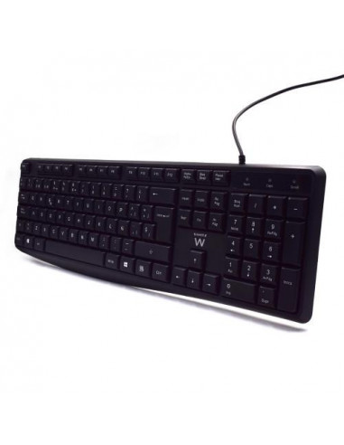 Teclado Ewent EW3001: USB, QWERTY...