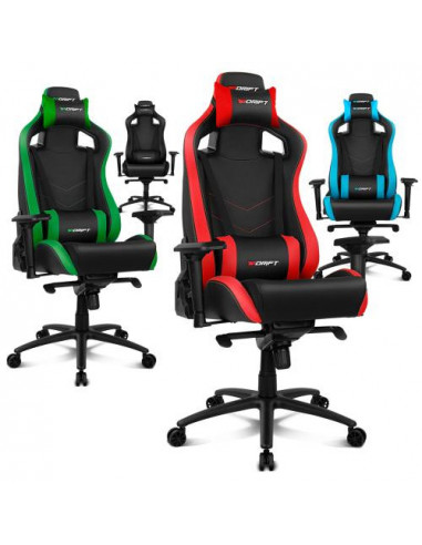 Cadeira Gaming Drift DR500G Verde:... Cadeira Gaming Drift DR500G Verde:...