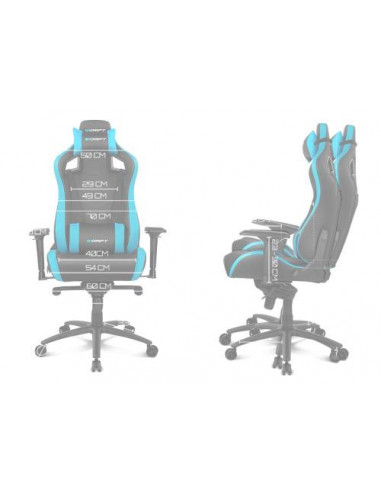 Cadeira Gaming Drift DR500G Verde:... Cadeira Gaming Drift DR500G Verde:...