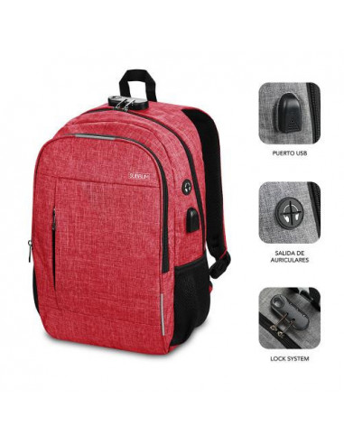 Mochila SUBBLIM Urban Lock Backpack... Mochila SUBBLIM Urban Lock Backpack...
