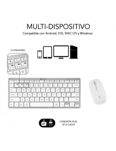 Teclado e Rato Sem Fios Subblim...