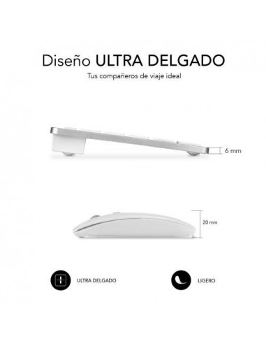 Teclado e Rato Sem Fios Subblim...